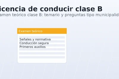 Licencia clase B: qué vehículos puedo conducir en Chile