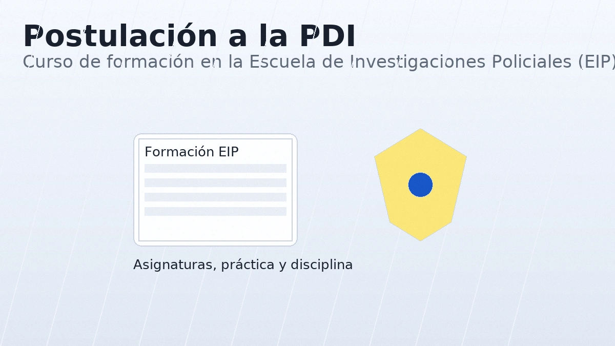 Curso de formación en la Escuela de Investigaciones Policiales (EIP)
