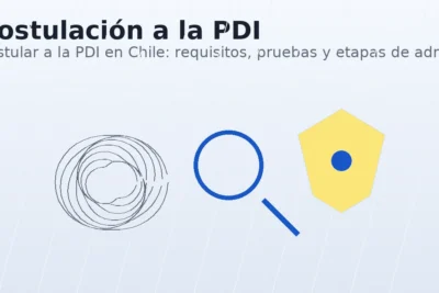 Postular a la PDI en Chile: requisitos, pruebas y etapas de admisión