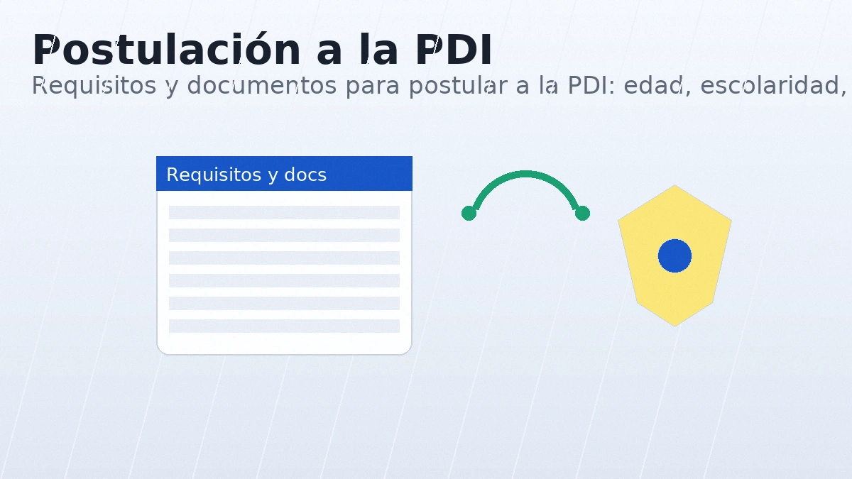 Requisitos y documentos para postular a la PDI: edad, escolaridad, salud y antecedentes